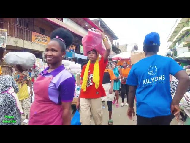 A AMAZING ADVENTURE , African Market Accra Ghana