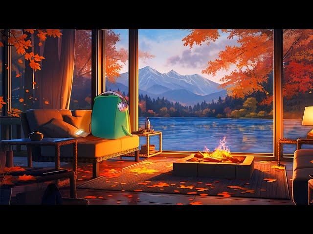 Cozy Autumn Lake  Fall Lofi 2023  Autumn Lofi Vibes To Make You Feel The Scent Of The Autumn