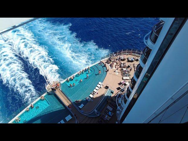 A Walking Review Tour of the Cruise Ship MSC Seashore