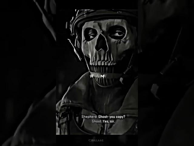 Ghost#ghost #cod#callofduty #edit   Credits:cirillaae