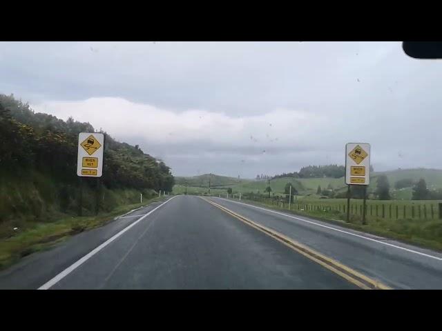 DRIVING FROM WAIKATO REGION TO BAY OF PLENTY REGION IN NEW ZEALAND