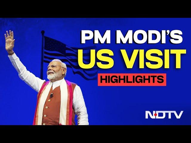 PM Modi America Visit | PM Modi US Visit Highlights In Under 90 Seconds