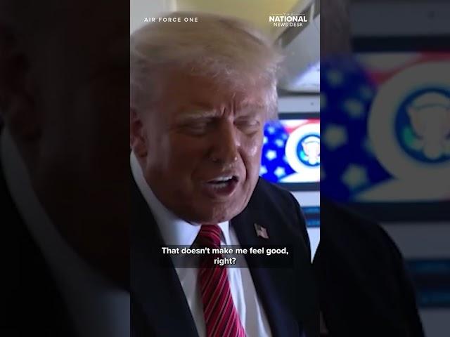 Trump not worried about fighter jet escorts into Middle East territory