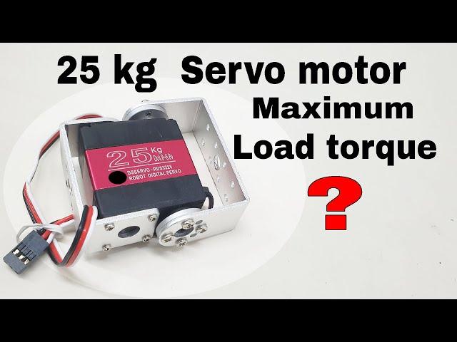 Servo Motor Maximum Load Torque Testing ,25kg.cm