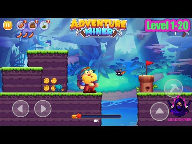 Miner Adventure Super Run Level 1-20  #games #gaming #gameplay