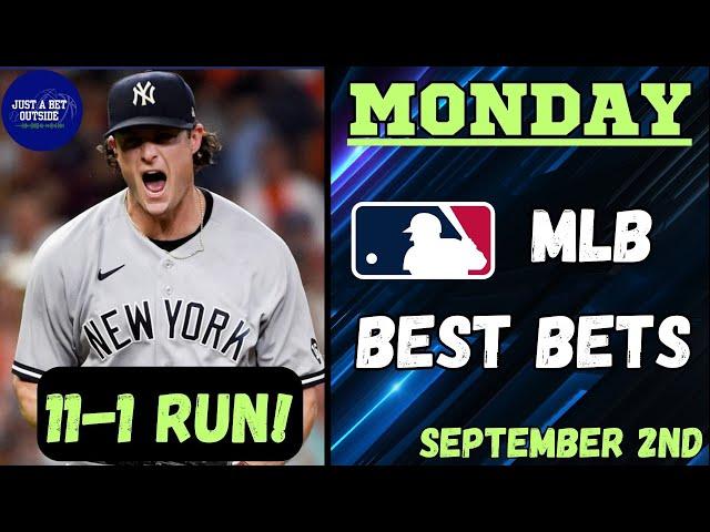 11-1 RUN!! MLB Best Bets, Picks, & Predictions for Today, September 2nd!