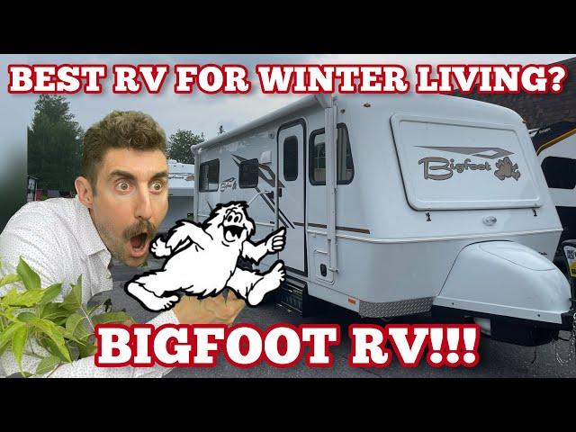 4 Season RV Trailer | Best RV For Winter Living: BIGFOOT B25RQ (Twin)!!