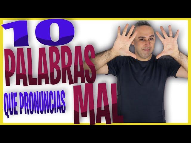 10 palabras comunes peor pronunciadas en inglés- Mejora tu pronunciación con Mister Luiggy