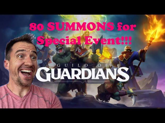 Guild of Guardians:  80 PULLS for Special EVENT!!!