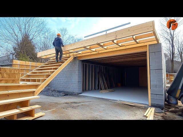 Couple Builds Dream Garage for $5000 in 31 Days | Start to Finish DIY Build by @Weandnature