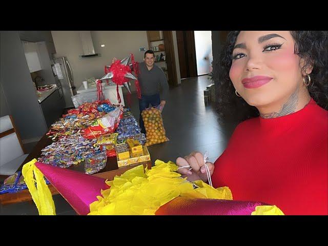 Paolita Suarez está en vivo preparando las bolsitas para la posada 🪅 ￼