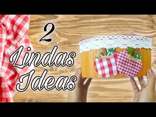 2 IDEAS Fáciles para DECORAR y ORGANIZAR tú COCINA / Manualidades Recicladas/ Crafts for the Kitchen