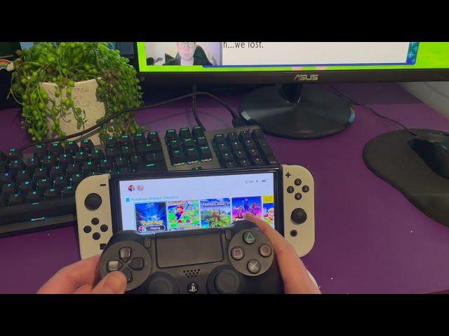 How to use Ps4 controllor on Nintendo Switch