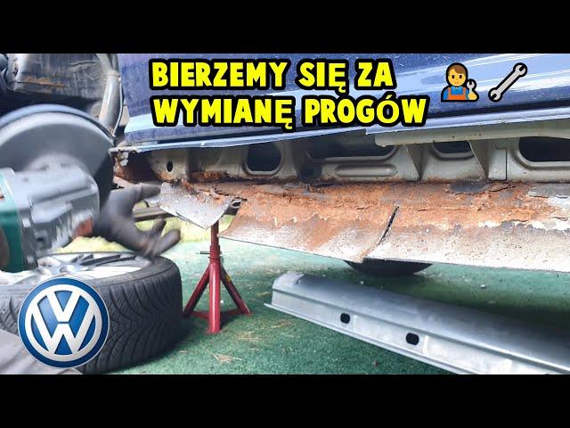 Jak samodzielnie wymienić próg w VW Golf IV/Bora/Octavia/Passat B5. Część 1.