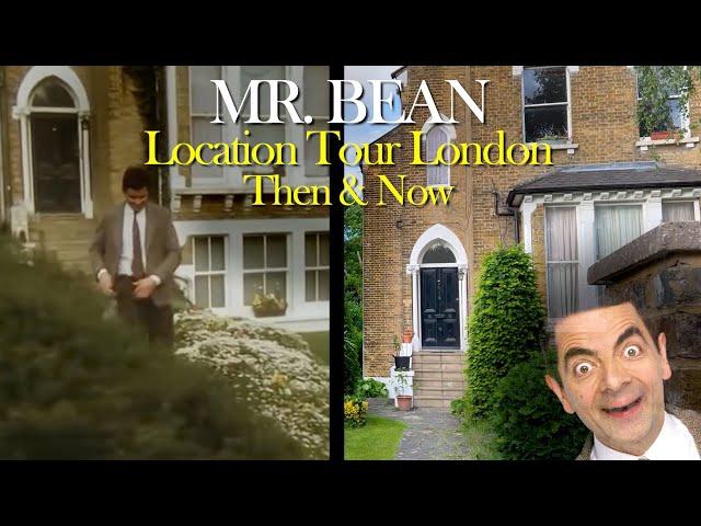 Mr. Bean Location Tour London – Then & Now | 4K