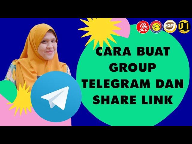 CARA BUAT GROUP TELEGRAM DAN SHARE LINK #shorts