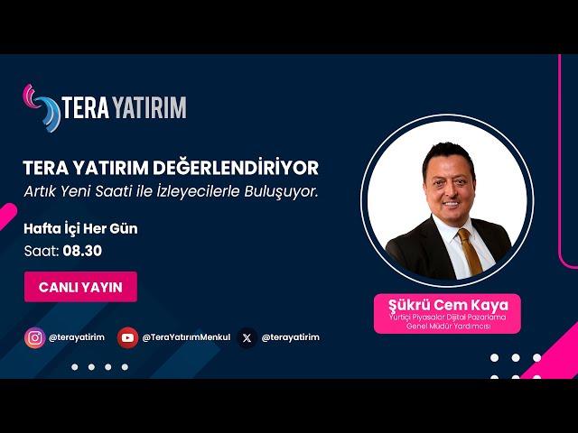 #Canlı Tera Yatırım Değerlendiriyor | Hisse Analiz Yorumları (31.01.2025)