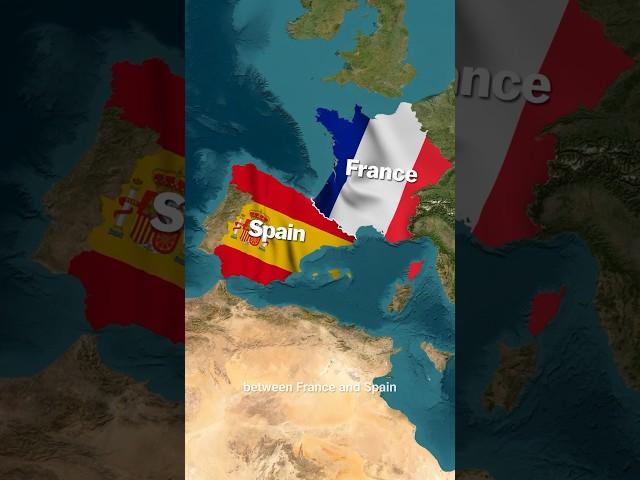 The constantly changing border between France and Spain  