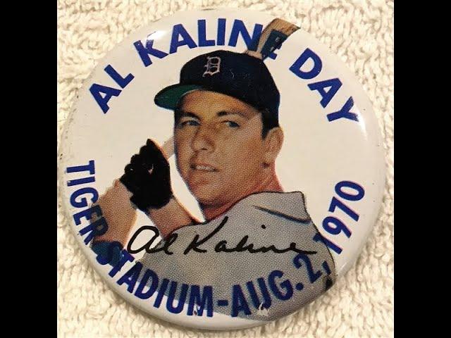 Detroit Tigers Al Kaline Day 1970 Mel Torme singing "Thanks for the Memories"