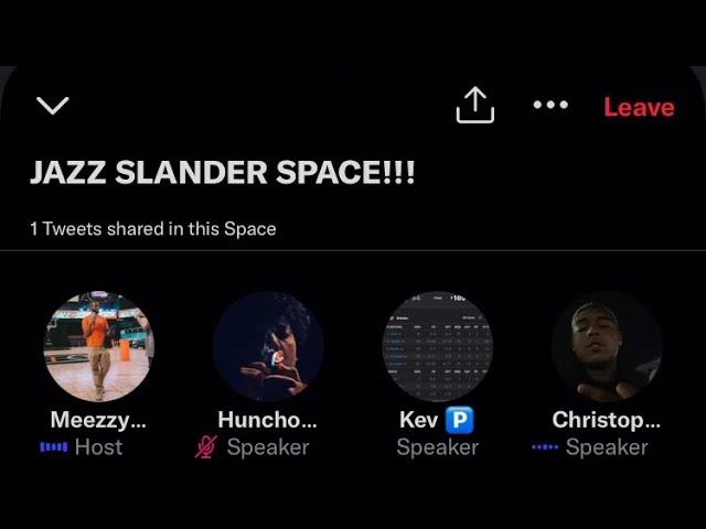 UTAH JAZZ SLANDER SPACE BY @Ohmeezzy