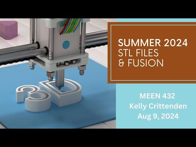 Summer 2024 Additive Fabrication | STL Files | Fusion and others