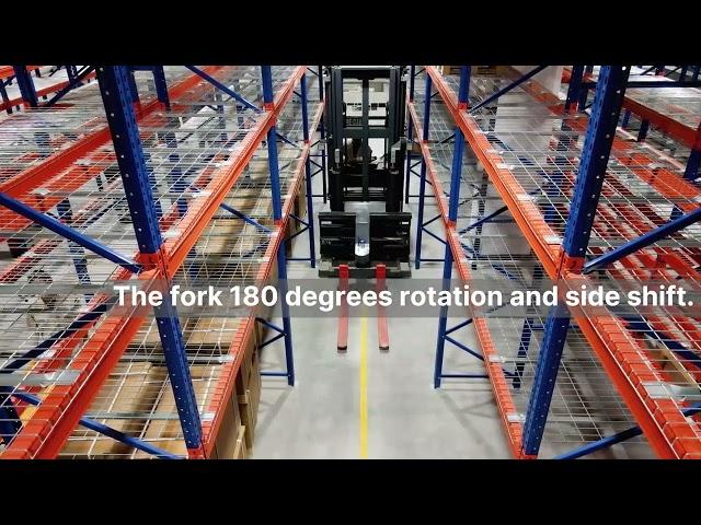 MIMA 3 ways forklift-Very Narrow Aisle warehouse solution