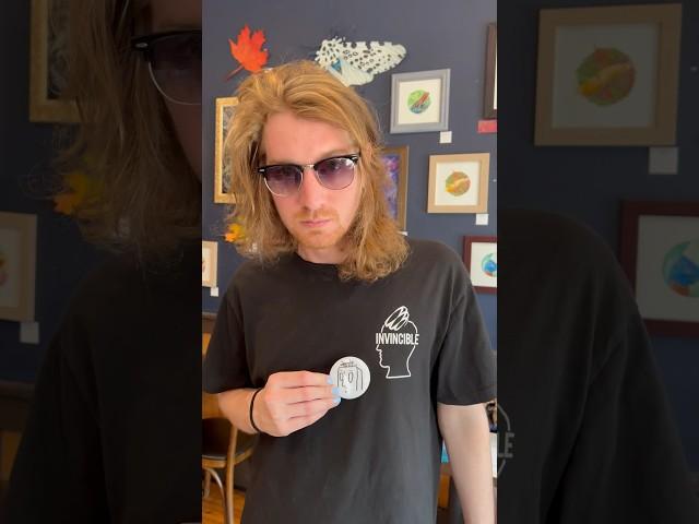 teaching people how to make pinback buttons ️ #zachriddleart #fiftyfiftee50tour #buttonpress