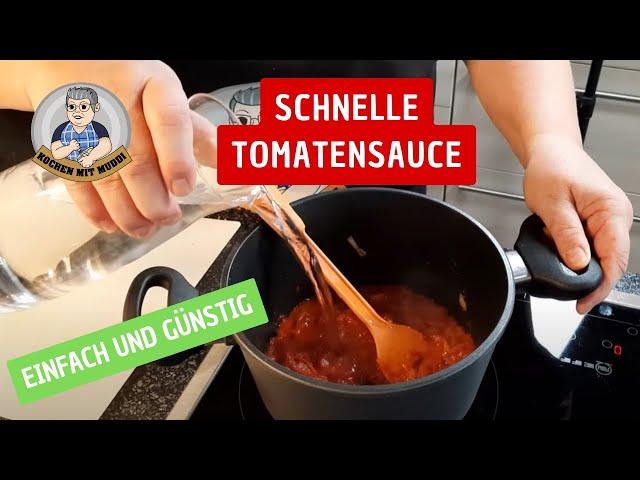 Schnelle Tomatensoße