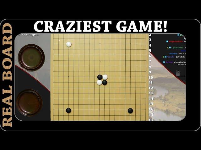 Craziest Pro Game!! - Real Board Baduk