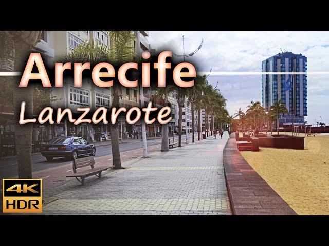 Arrecife, the capital city of Lanzarote / Lanzarote, Spain / 4K HDR