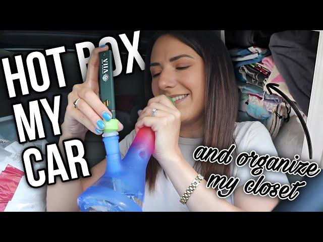 HOTBOX & ORGANIZE MY CHAOTIC HALL CLOSET | +target haul with viia