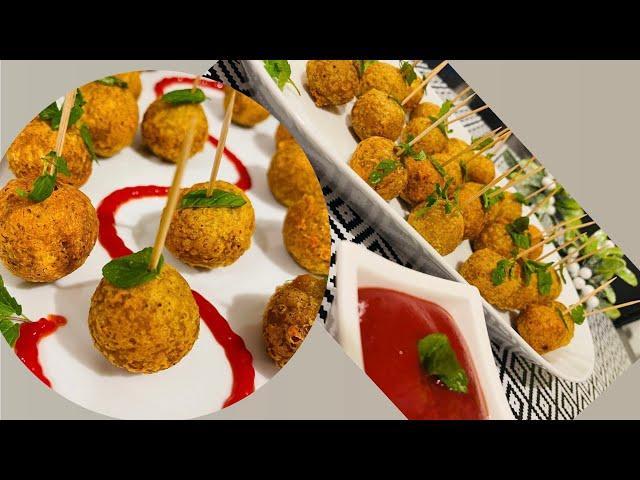 Potato Balls// پیش غذای خیلی اسان  وخوش طعم کباب کچالو#