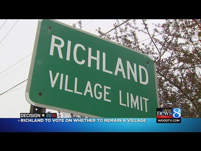 Village of Richland may vote to erase itself