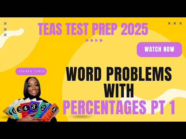 ATI TEAS MATH 2025: Real World Problems Involving Percentages Part 1