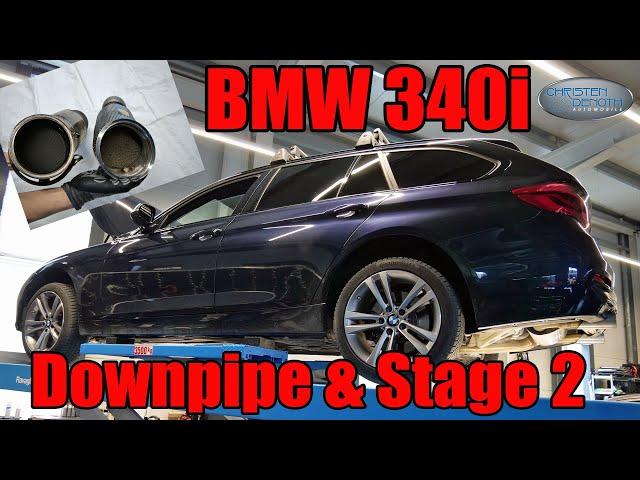 BMW 340i // Downpipe und Stufe 2 // Christen & Denoth Automobile