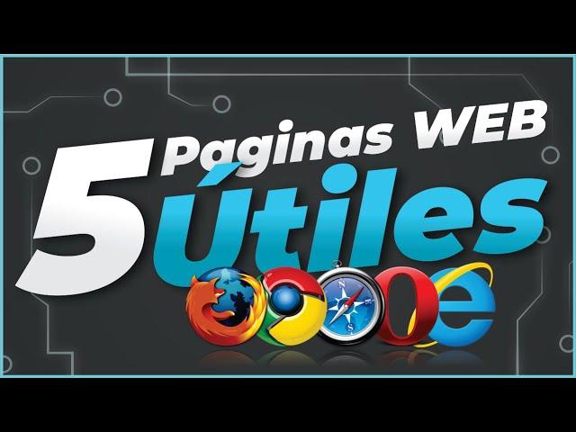 5 PAGINAS WEB ÚTILES ‖ PARTE 1‖ 2023