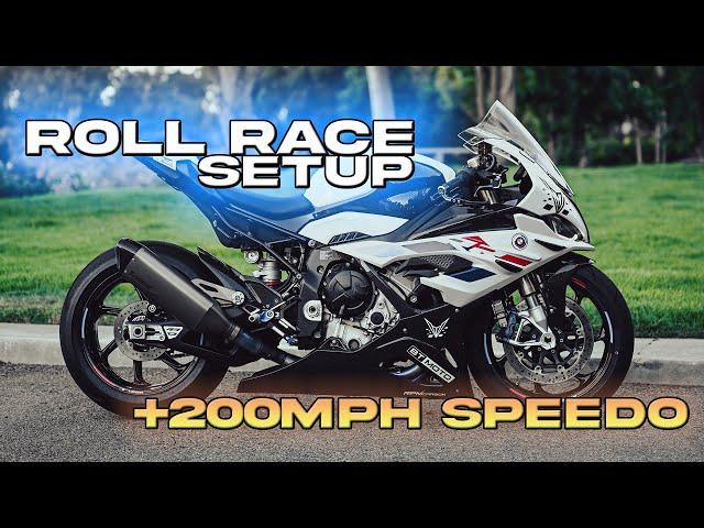 How To Setup a Roll Race Bike and 200MPH Speedo Coding Unlock, 2023 BMW S1000RR