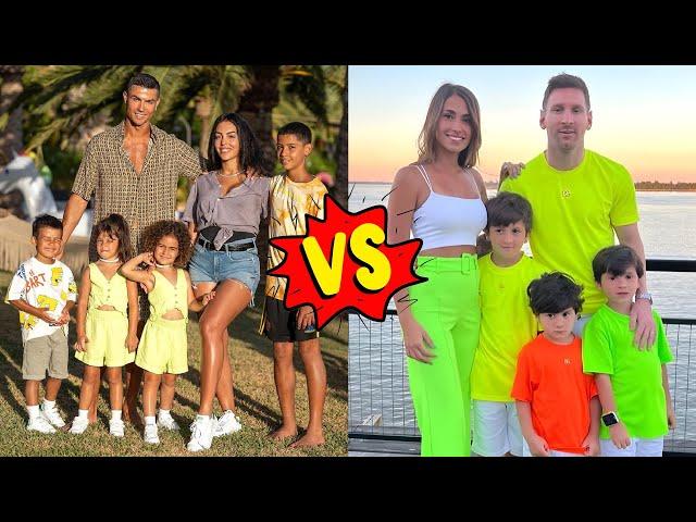 Cristiano Ronaldo Family VS Lionel Messi Family (Real Name And Ages) 2024