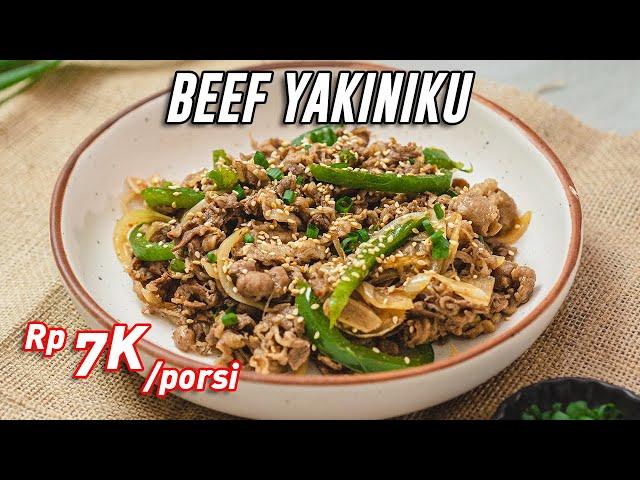 Gampang Banget dan Pasti Enak ! Resep Beef Yakiniku ala Hokben