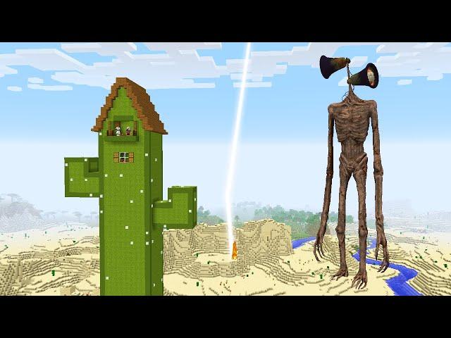 SURVIVING FROM SIREN HEAD in Minecraft Part 4 - Gameplay - Coffin Meme