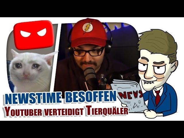 YouTube SCHÜTZT Tierquäler / HerrNewstime besoffen - Cake News #52