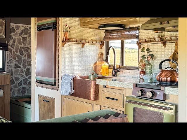 REVEAL This vintage camper renovation was yet another HUGE project, so happy to share!