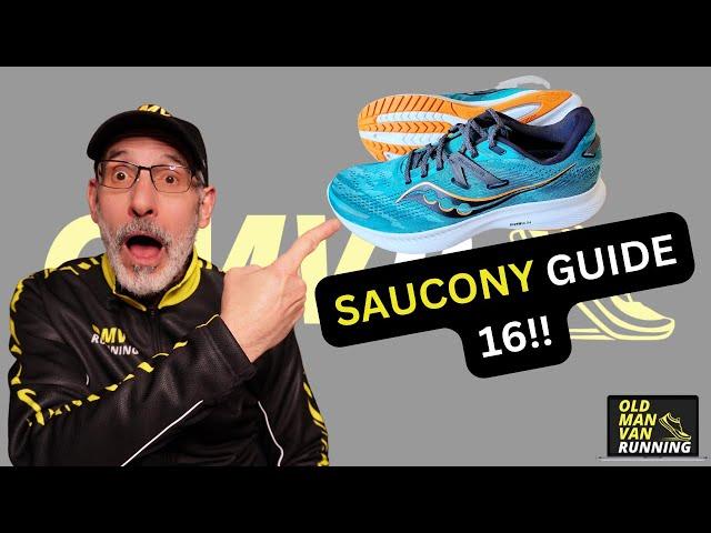 SAUCONY GUIDE 16  -  FIRST IMPRESSIONS STABILITY SHOE REVIEW - BETTER THAN THE GUIDE 15???