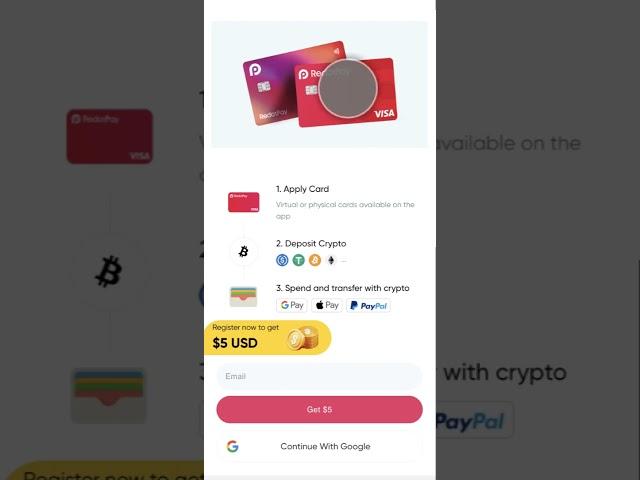 $5 FREE for Signing Up – How to Get Your First Crypto Card #EarnCryptoFree #CryptoCashback