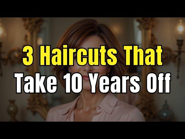3 Haircuts That Take 10 Years Off – Perfect for Women Over 60!