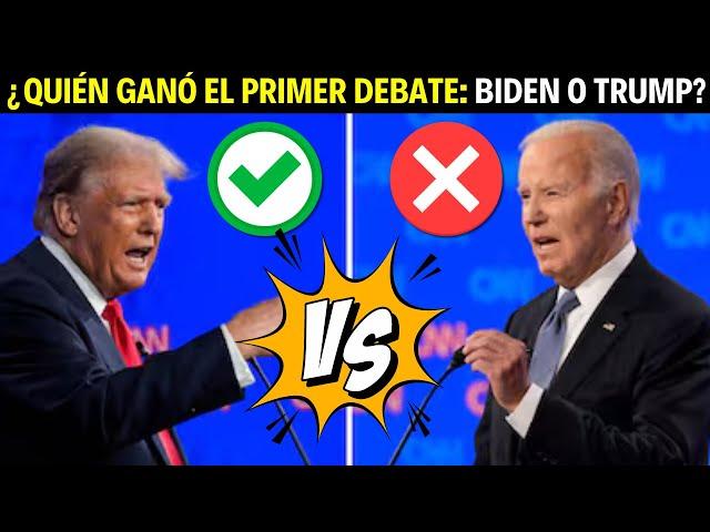 ¿Quién Ganó el Primer Debate: Biden o Trump? #donaldtrump #joebiden