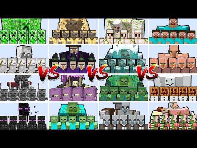 EVERY MUTANT ARMY TOURNAMENT | Minecraft Mob Battle