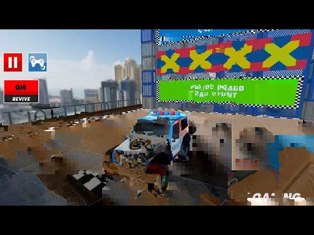 Police Car Stunts Game Police Car Mega Ramp Car Racing Gameplay 5