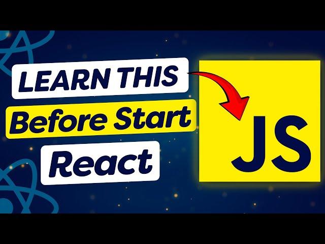 10 JavaScript Concepts BEFORE learn React | JavaScript for React