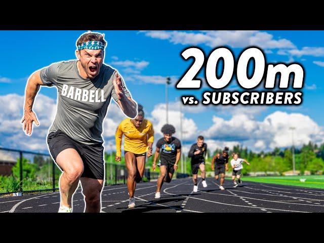 ALL OUT 200 Meters vs Subscribers!